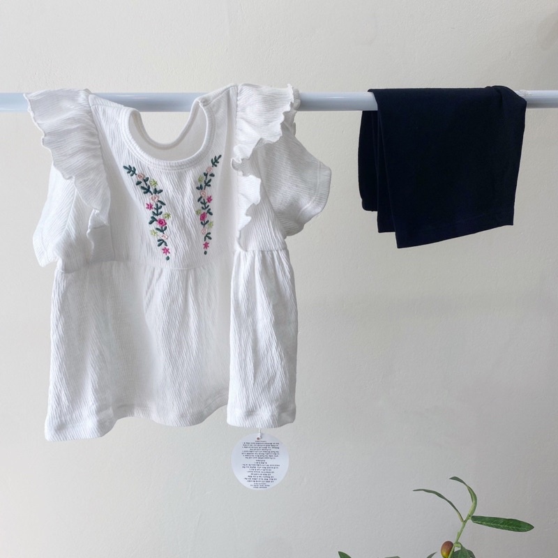 Set áo váy- legging bé gái Beboong siêu đẹp