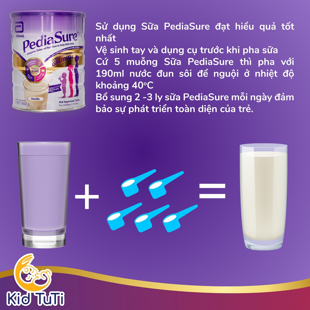 Sữa Pediasure Úc 850 Gram Date