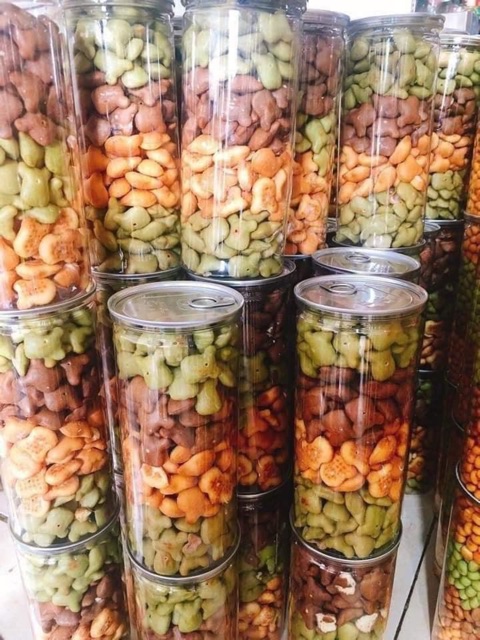 [Mã 156FMCGSALE hoàn 8% đơn 500K] LON PET BÁNH GẤU 4 VỊ 425g | BigBuy360 - bigbuy360.vn