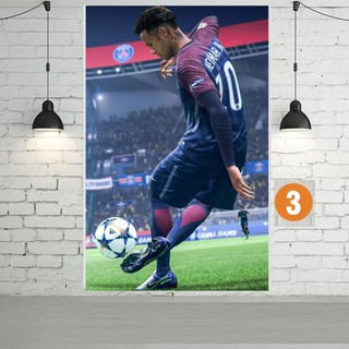 decal dán tường neymar