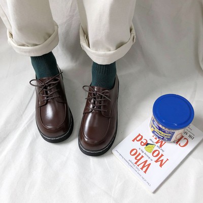 Giày oxford da đen, nâu ulzzang học sinh Nhật Bản | BigBuy360 - bigbuy360.vn