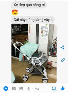 ( TẶNG QUÀ ) xe đẩy 2 chiều gập gọn