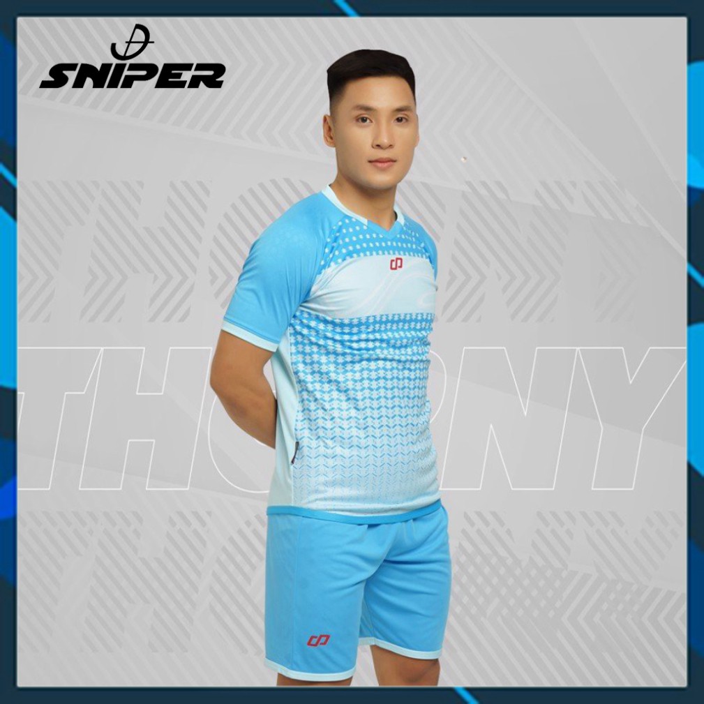 Áo đá banh không logo Bộ quần áo thể thao bóng đá đồ bộ nam mùa hè SNIPER SPORT - THORNY BD04 - Sniper Sport