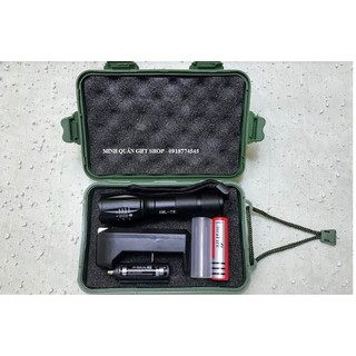 Đèn pin siêu sáng  XML-T6 , pin sạc