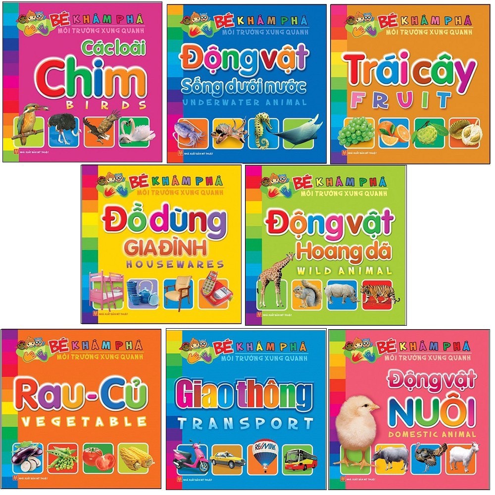 Sách - Combo 8 cuốn Bé Khám Phá Môi Trường Xung Quanh (Trọn bộ)