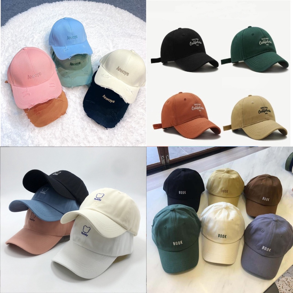 Mũ lưỡi trai  Nón kết thêu chữ Always kiểu rách tua rua chất kaki form unisex nam nữ