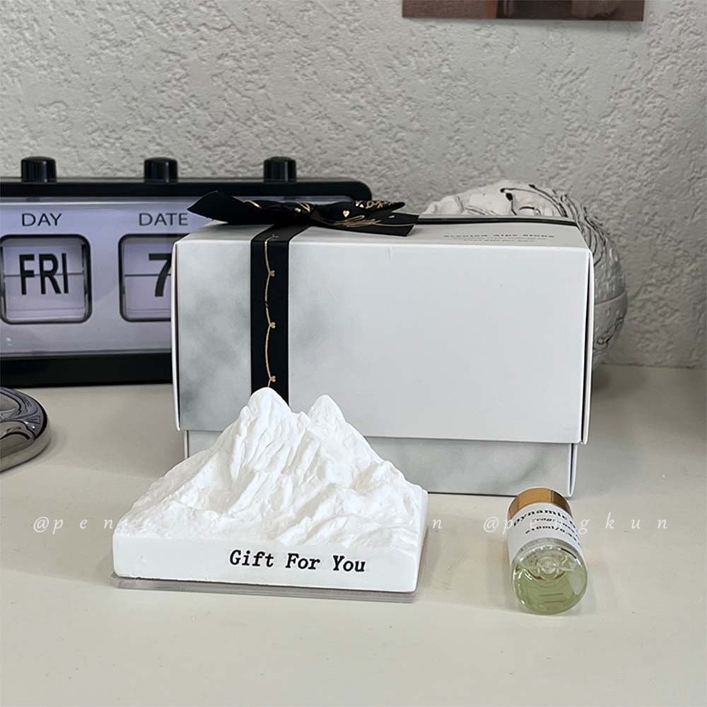 Alpine Bình Khuếch Tán Hương Thơm Đá Tuyết Núi Tuyết Hình Núi Tuyết Khuếch Tán Hương Thơm Trang Trí Nhà Cửa Xe Hơi Leo Núi