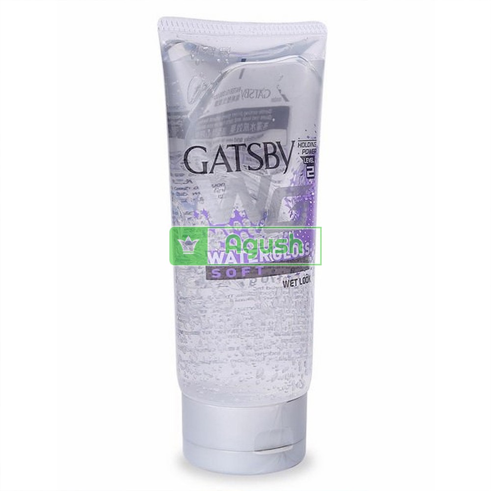 Gel vuốt tóc nam nữ mềm bôi giữ nếp tóc Gatsby Hair Gel Water Gloss Soft lọ 170g unisex vuốt cho bé trẻ em bóng mượt tóc