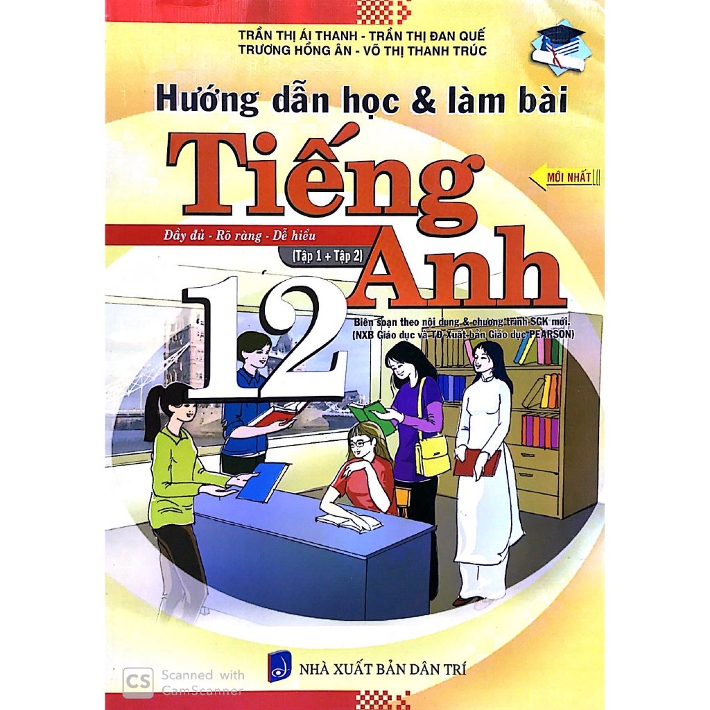 Sách - Hướng Dẫn Học Và Làm Bài - Tiếng Anh 12 (Tập 1 + Tập 2)