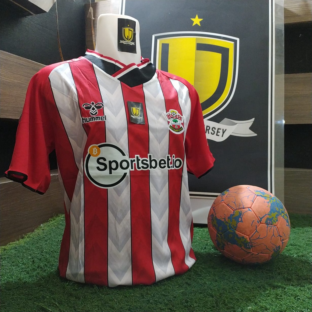 Áo Thun Bóng Đá Southampton Home Jersey 2021 2022 Nhập Khẩu Chính Hãng