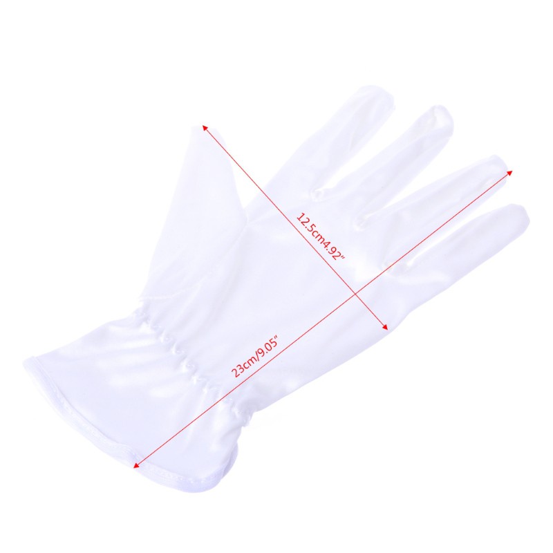 1 Cặp Găng Tay Cotton Trắng Siêu Nhẹ Dùng Trong Công Sở / Trang Sức