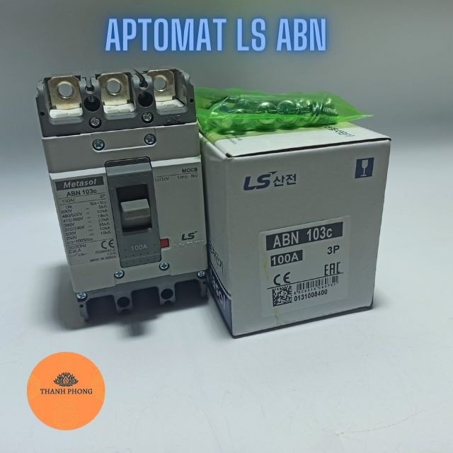 Aptomat LS Át Khối 3 Pha MCCB LS 3P ABN 20A~100A
