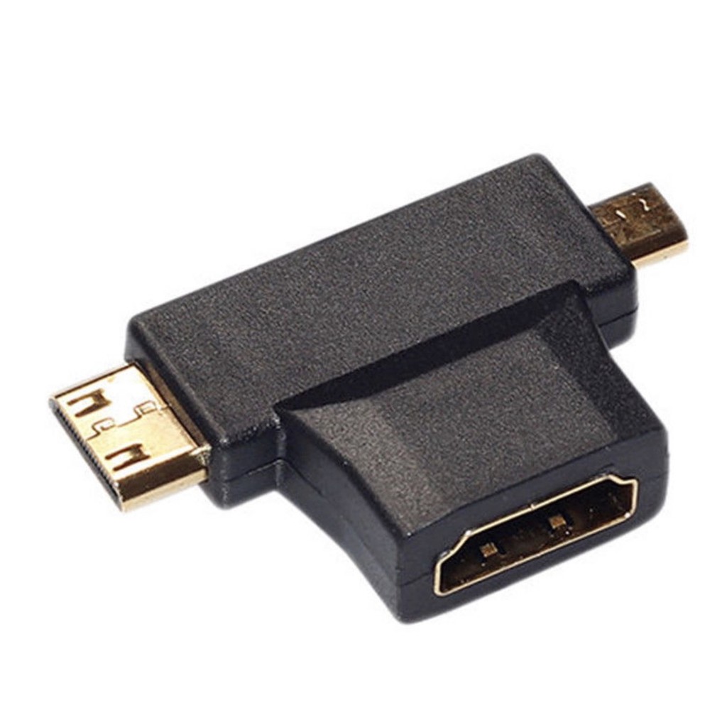 Đầu chuyển đổi MINI HDMI 3 trong 1 từ Micro HDMI sang lỗ cắm HDMI 1.4 tiện dụng