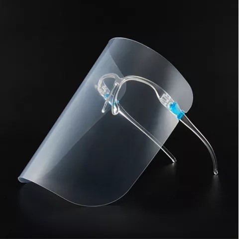 Tấm Che Y Tế Face Shield Kính Chắn Giọt Bắn Chống Bụi Ngăn Giọt Bắn Loại Có Gọng