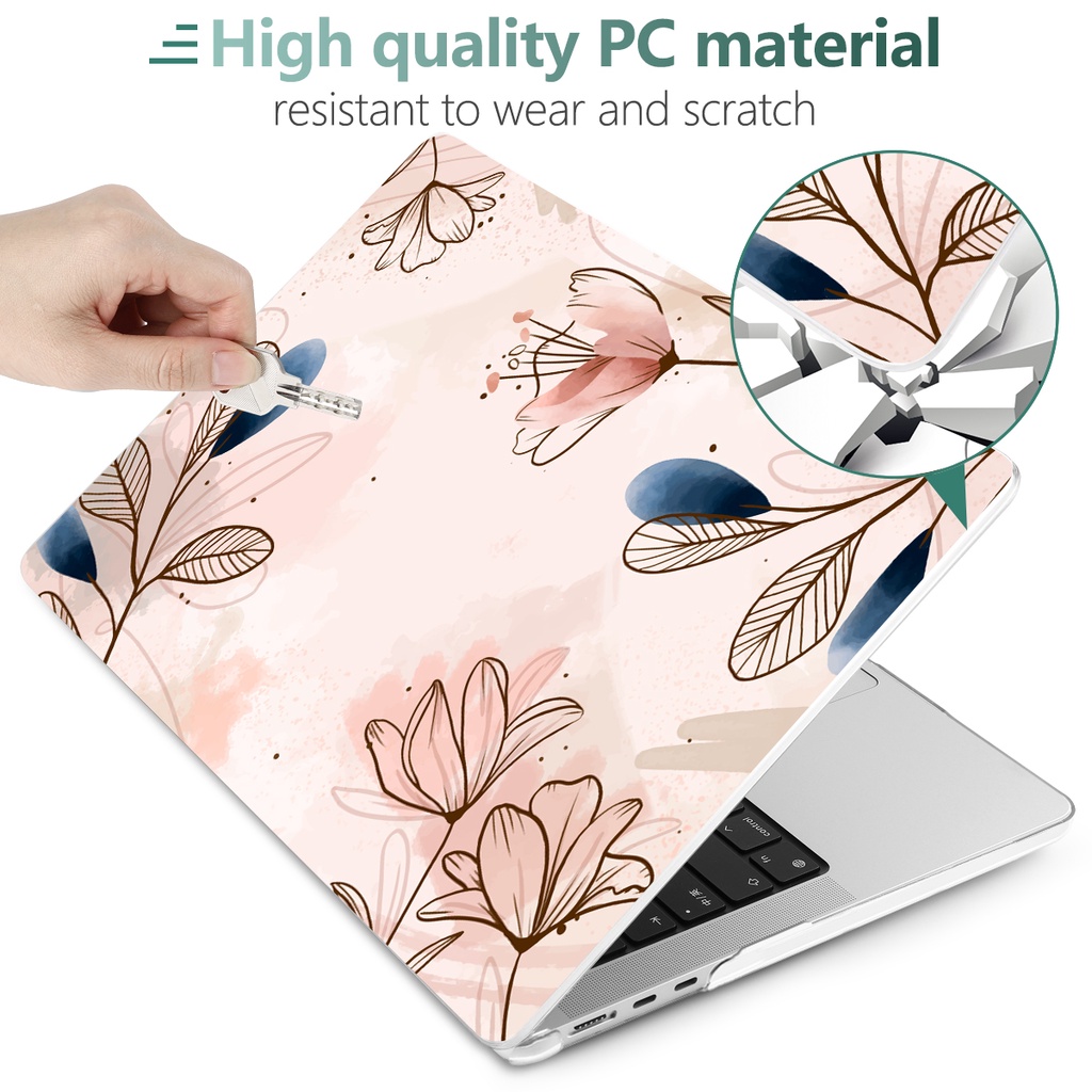 Ốp Điện Thoại Cho 2022 MacBook Pro Air M2 A2681 A2338 M1 Air13 A2337 A2179 A1932 A1466 Pro13 / 14 / 16 M1 2021 A2442 Retina Touch Bar A1706 A2251 A1502 A17