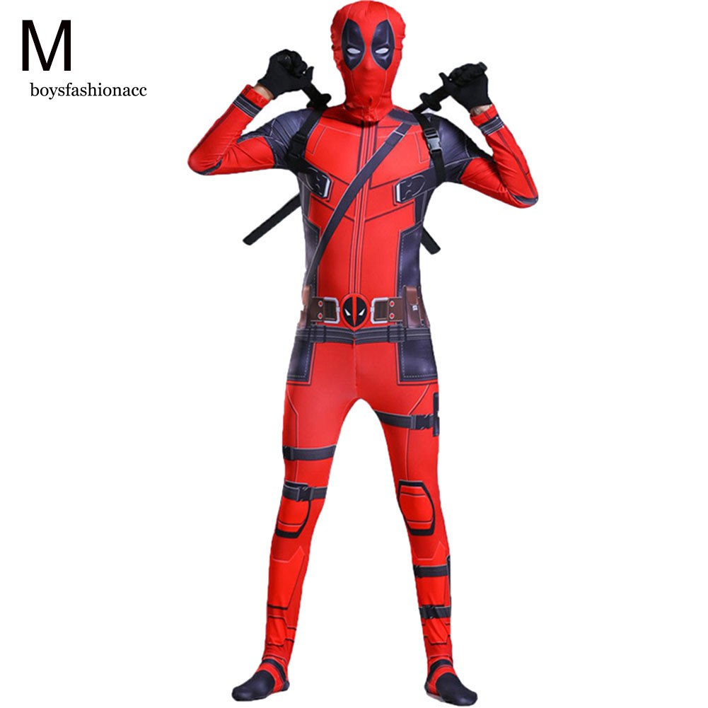 Bộ đồ hóa trang nhân vật siêu anh hùng Deadpool dành cho trẻ em nam