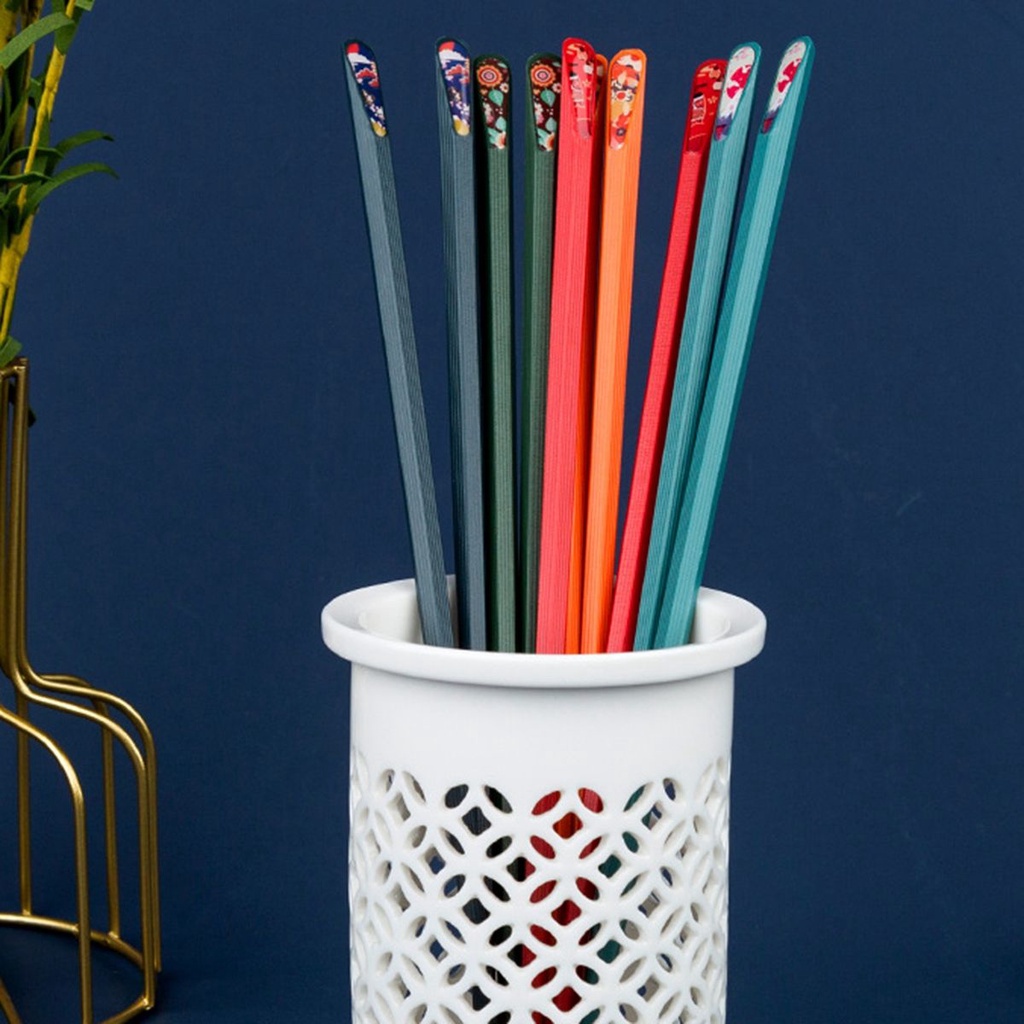 Đũa sợi thủy tinh kháng khuẩn phong cách Nhật Hàn bền bỉ đa năng