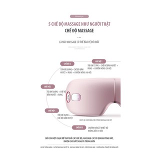 Máy Massage Mắt Thông Minh WISE7BC0134 - Cao cấp