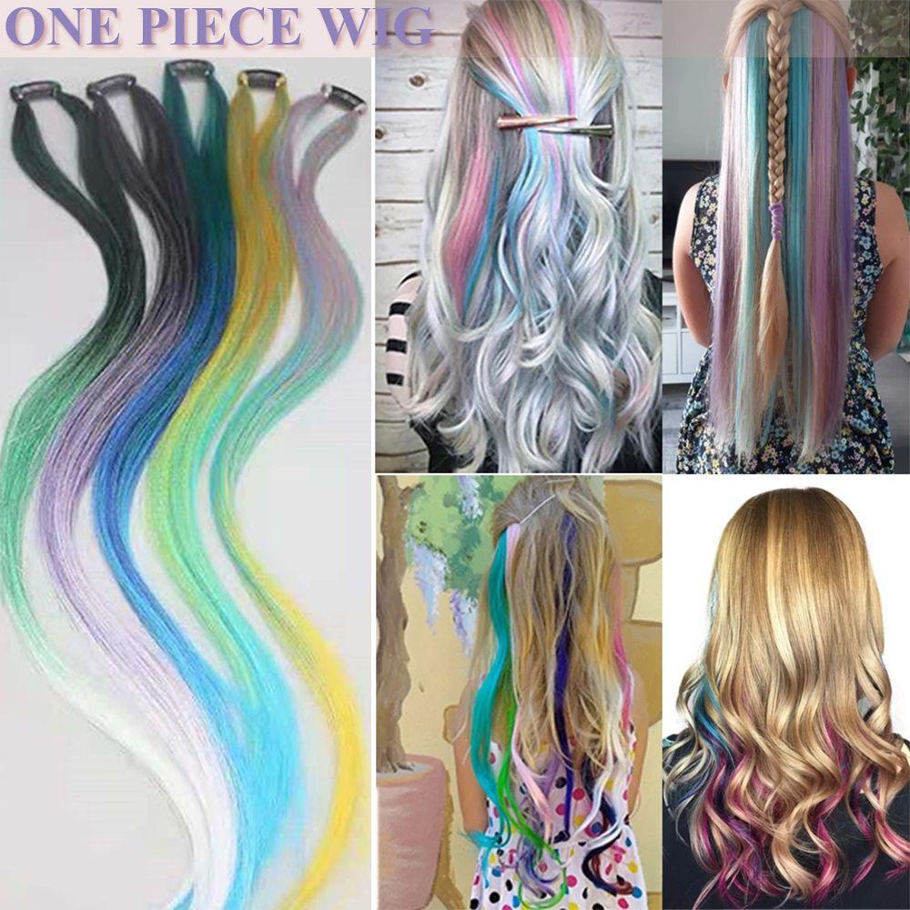 Tóc Giả 10 Màu Bắt Sáng Tự Nhiên Kháng Nhiệt Thương Hiệu Danielo