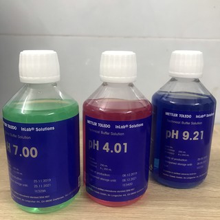 Dung dịch đệm ph chuẩn mettler toledo 4.01 - 7.00 - 9.21
