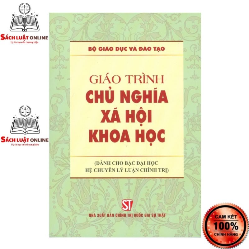 Sách - Giáo trình Chủ nghĩa xã hội khoa học