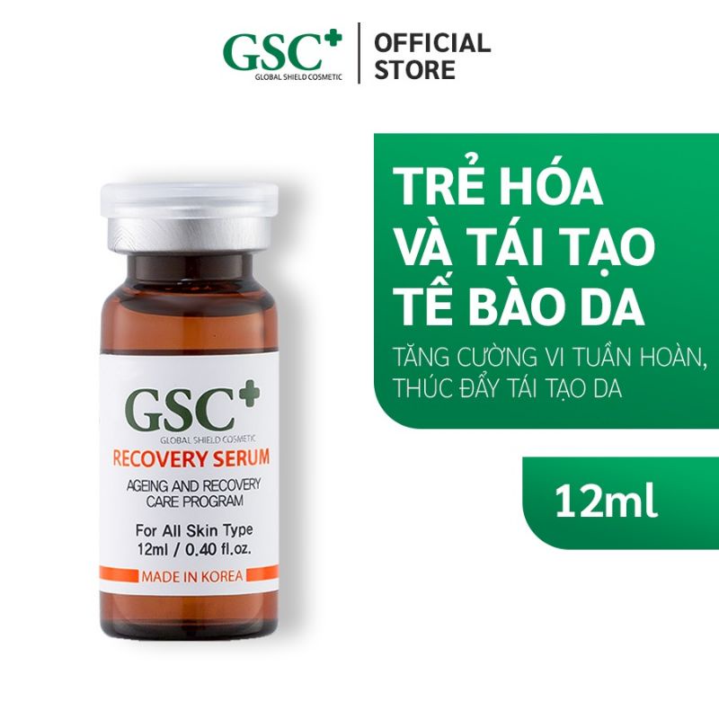 Serum tái tạo, trẻ hoá da, xoá nhăn GSC 12ml