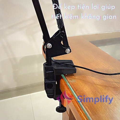 Đèn kẹp bàn học Led PIXAR chống cận cho bé, đèn Led để bàn học sinh, làm việc – shop SIMPLIFY LAMP