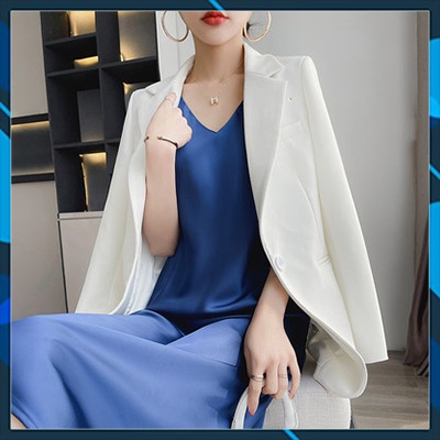 Váy Ngủ 2 dây lụa satin Đầm suông mặc ở nhà dáng dài cao cấp HT TRENDY