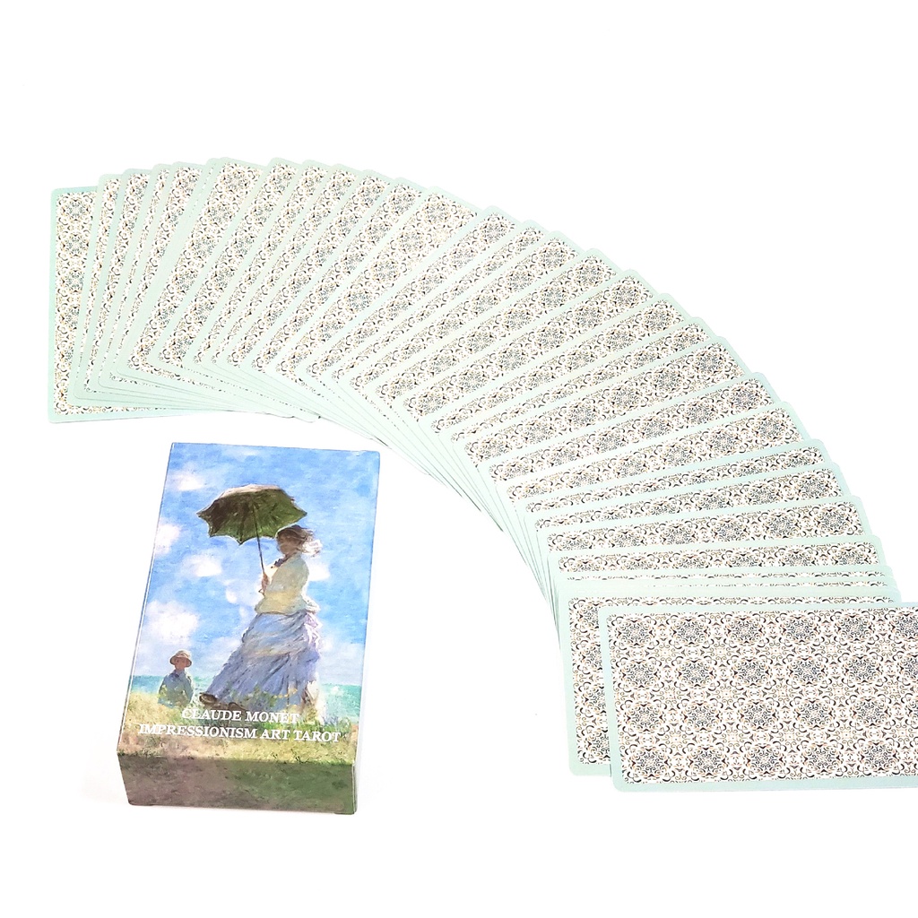 [Size Gốc] Bộ bài Claude Monet Impresionism Art Tarot G2