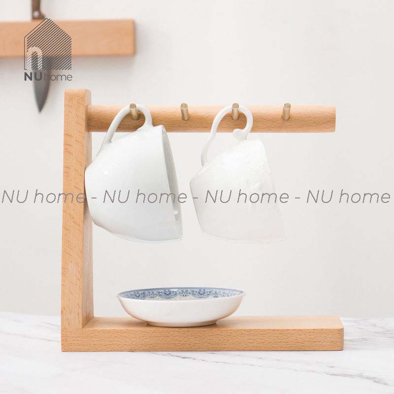 nuhome.vn | Giá treo chìa khoá và phụ kiện để bàn – Riko, được thiết kế bằng chất liệu gỗ tự nhiên cao cấp