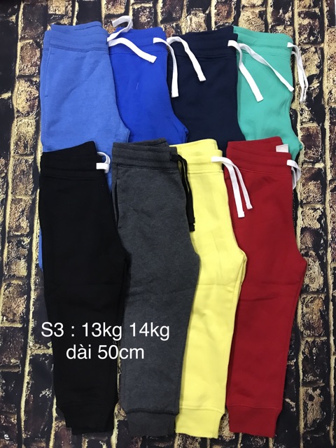 Quần Joggers cho bé trai / gái