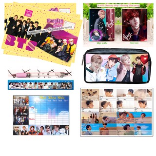 COMBO HỌC TẬP BTS VÀ THÀNH VIÊN