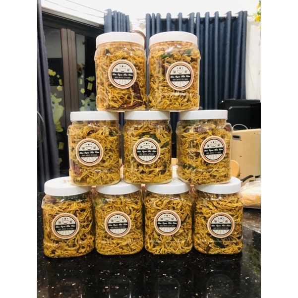 Khô gà lá chanh - Món ngon nhà Nấm - hủ 300g