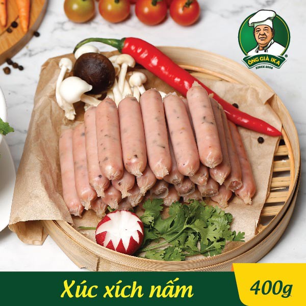 Xúc xích Nấm Ông già IKA 400g