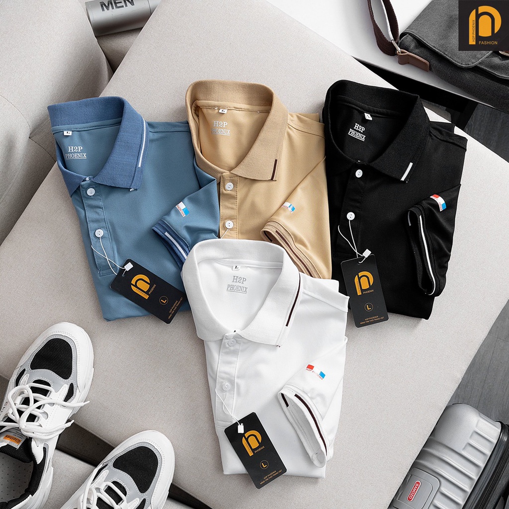 Áo Polo nam chất liệu vải cá sấu Cotton mềm mịn chuẩn form