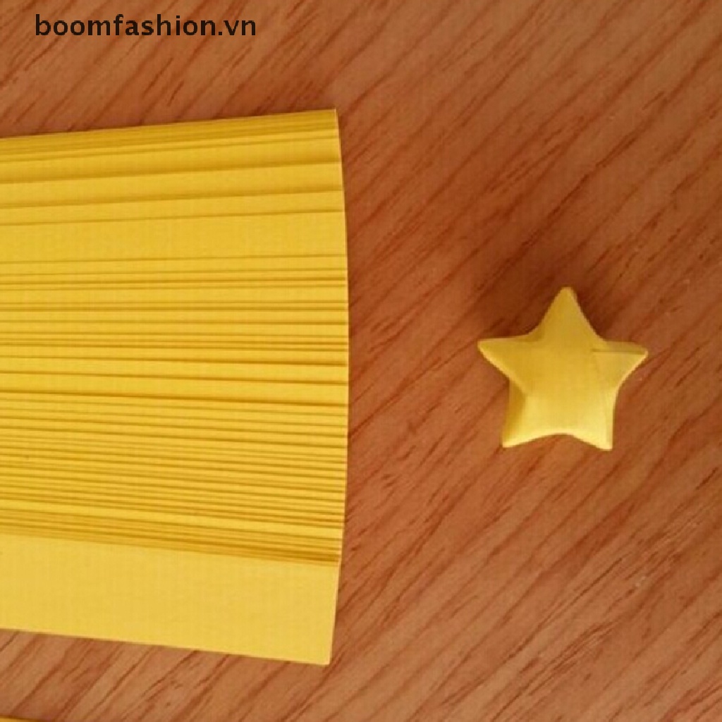 Cuộn Dây Ruy Băng Giấy Gấp Hình Ngôi Sao May Mắn Origami