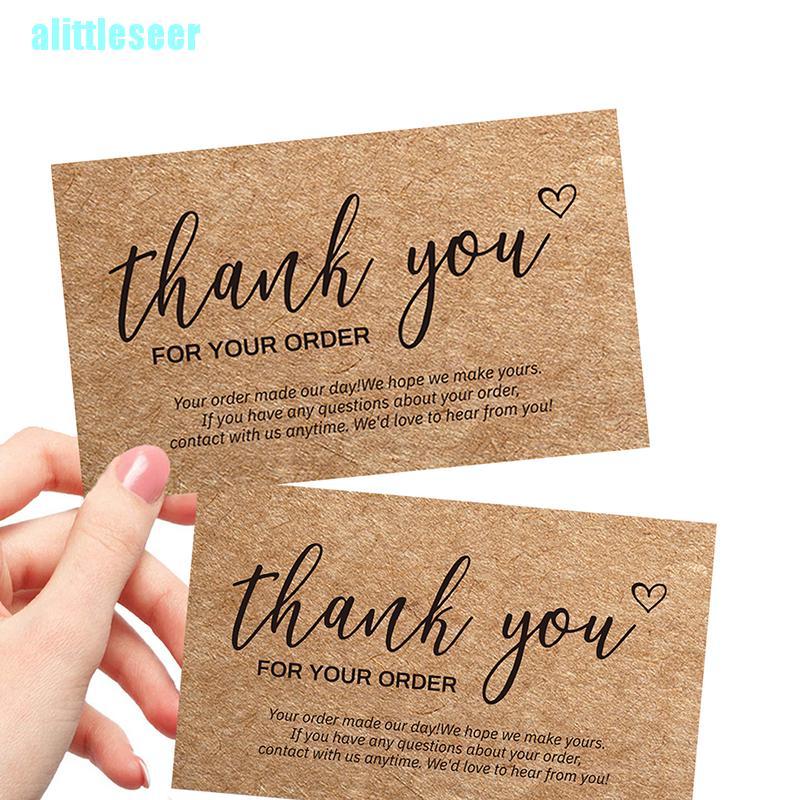 Túi 30 Thiệp Cảm Ơn Lời Chúc Mừng