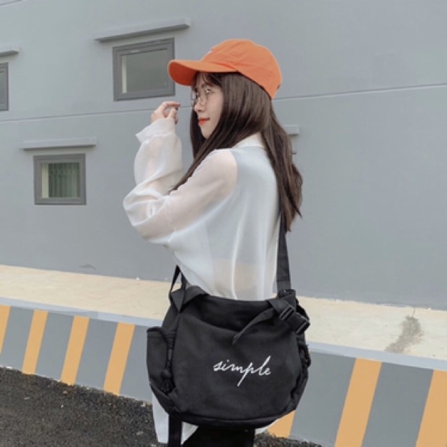 Túi vải đeo chéo SIMPLE BAG UNISEX