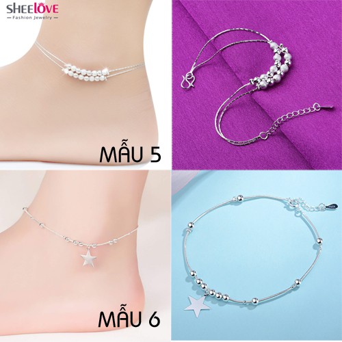 Lắc chân nữ vòng chân bạc nhiều mẫu giá siêu rẻ phong cach hàn quốc cực xinh | BigBuy360 - bigbuy360.vn