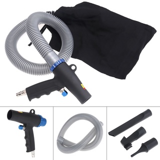 Súng hút bụi và loại bỏ bụi bẩn với ống khí 90cm và 3 đầu vòi thay thế cho máy hút bụi