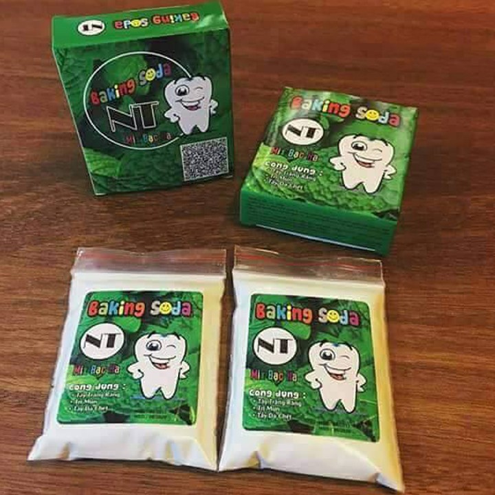 Bột baking Soda mix bạc hà