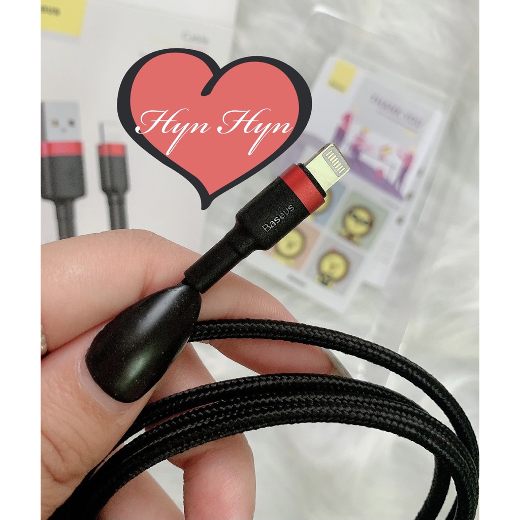 Cáp sạc và truyền dữ liệu Baseus Cafule USB Lightning giành cho iPhone - Hàng Chính Hãng