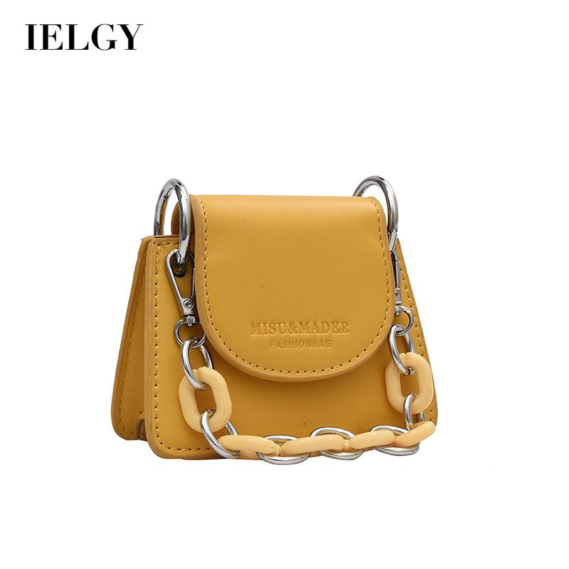 IELGY Túi Đeo Chéo Vai Dây Xích Thời Trang Đơn Giản Dành Cho Nữ