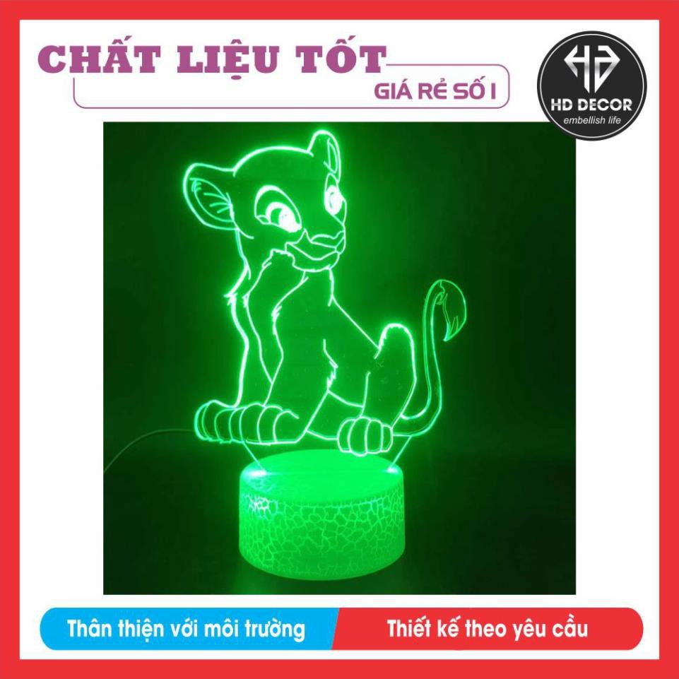 Đèn Ngủ LED Để Cạnh Giường Tạo Hình Ảnh 3D Huyền Ảo Mới Lạ Chất Liệu Acrylic Thích Hợp Làm Quà Giáng Sinh