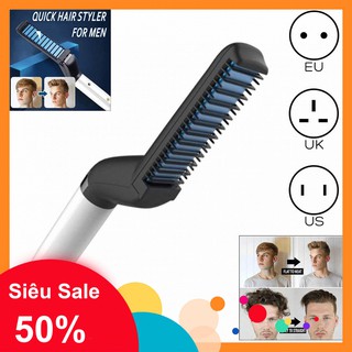 Lược Tạo Kiểu Tóc Siêu Tốc Cho Nam Giới Công Nghệ Hàn Quốc Phiên Bản Mới Nhất, Lược Tạo Kiểu, Lược Tạo Phồng, Lược Điện,