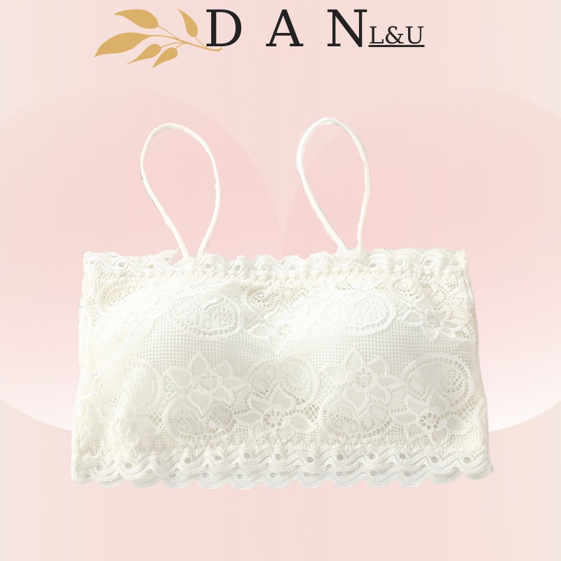 Áo Ngực Ren Hoa 2 Dây Quây Ngang Siêu Quyến Rũ DAN L&amp;U 2027