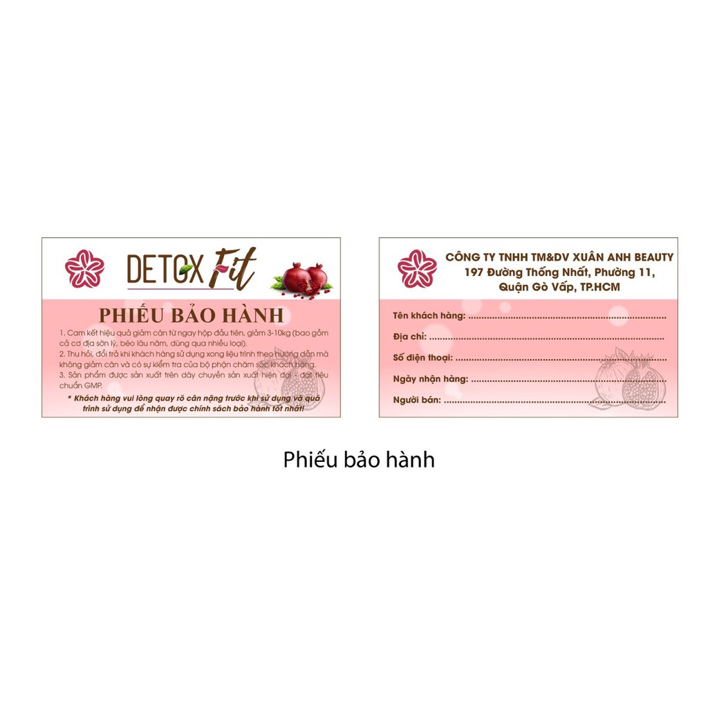 Giảm Cân DETOX FIT Chuyển Hóa Chất Béo Bảo Vệ Sức Khỏe | BigBuy360 - bigbuy360.vn