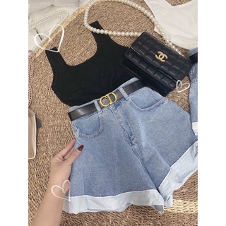 [Ảnh thật] Short jean giả váy siêu hot