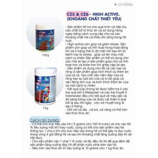 Khoáng Chất High Active cho cá cảnh - Hộp Zin 100g ( Hàng Chính Hãng )