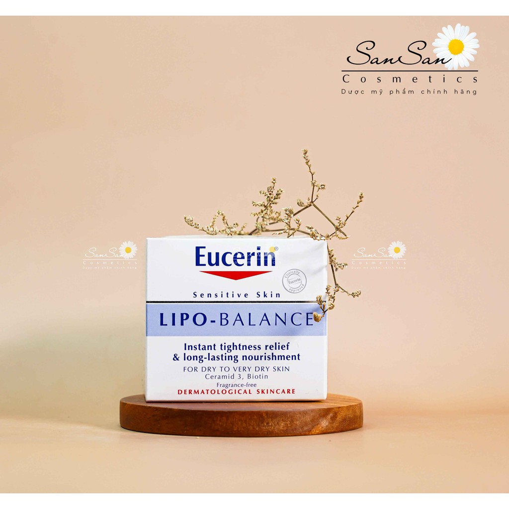 EUCERIN LIPO BALANCE 50ML - Kem dưỡng ẩm chuyên sâu cho da khô